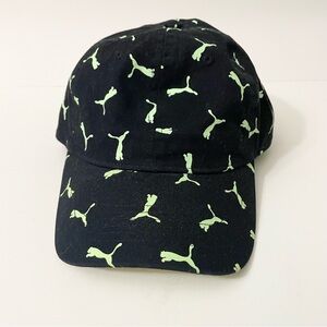 Puma Adjustable Baseball Cap Hat All Over Puma Print